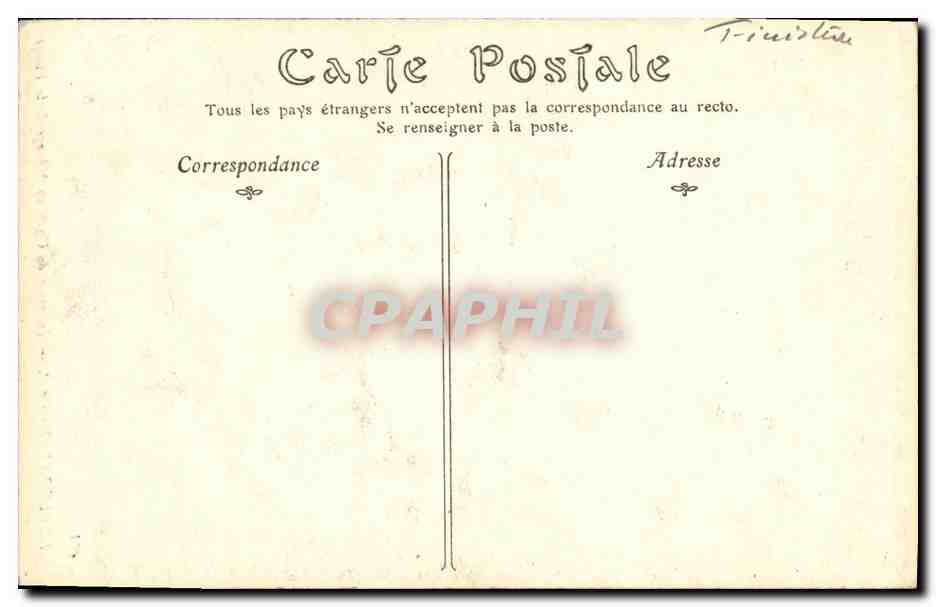 CPA Huelgoat Interieur du Chaos au Menage de la Vierge — Rückseite