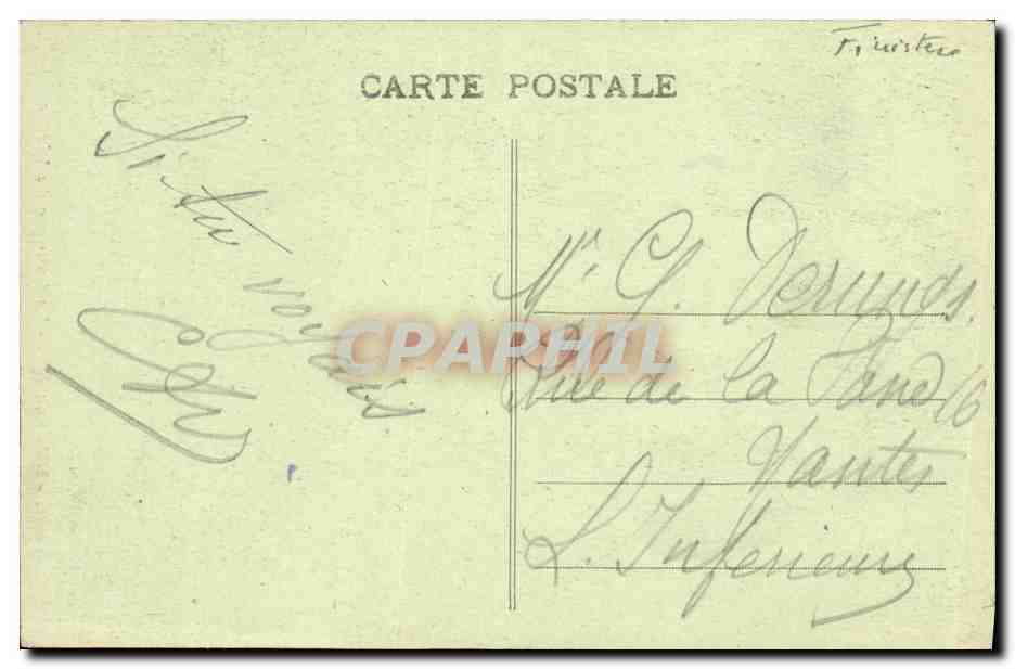 CPA Huelgoat La Caverne du Diable — Rückseite