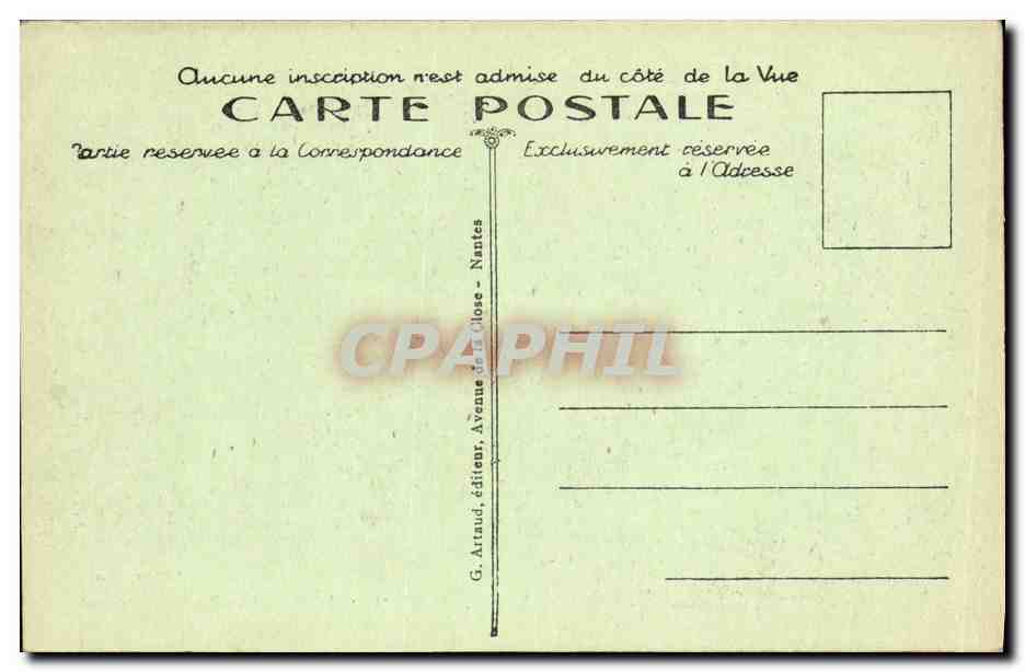 CPA Chateaulin L Aulne et Mont du Chateau — Rückseite