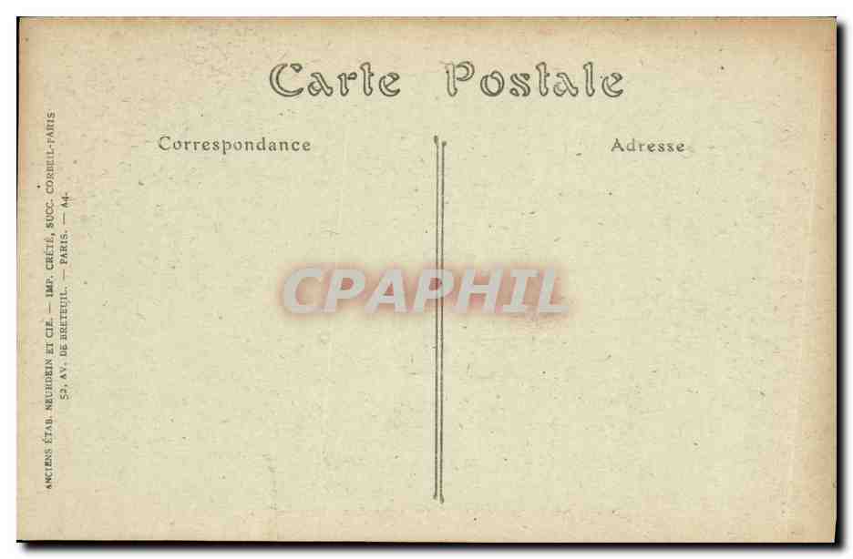 CPA Chateaulin Le Viadue de Kerlobret — Rückseite