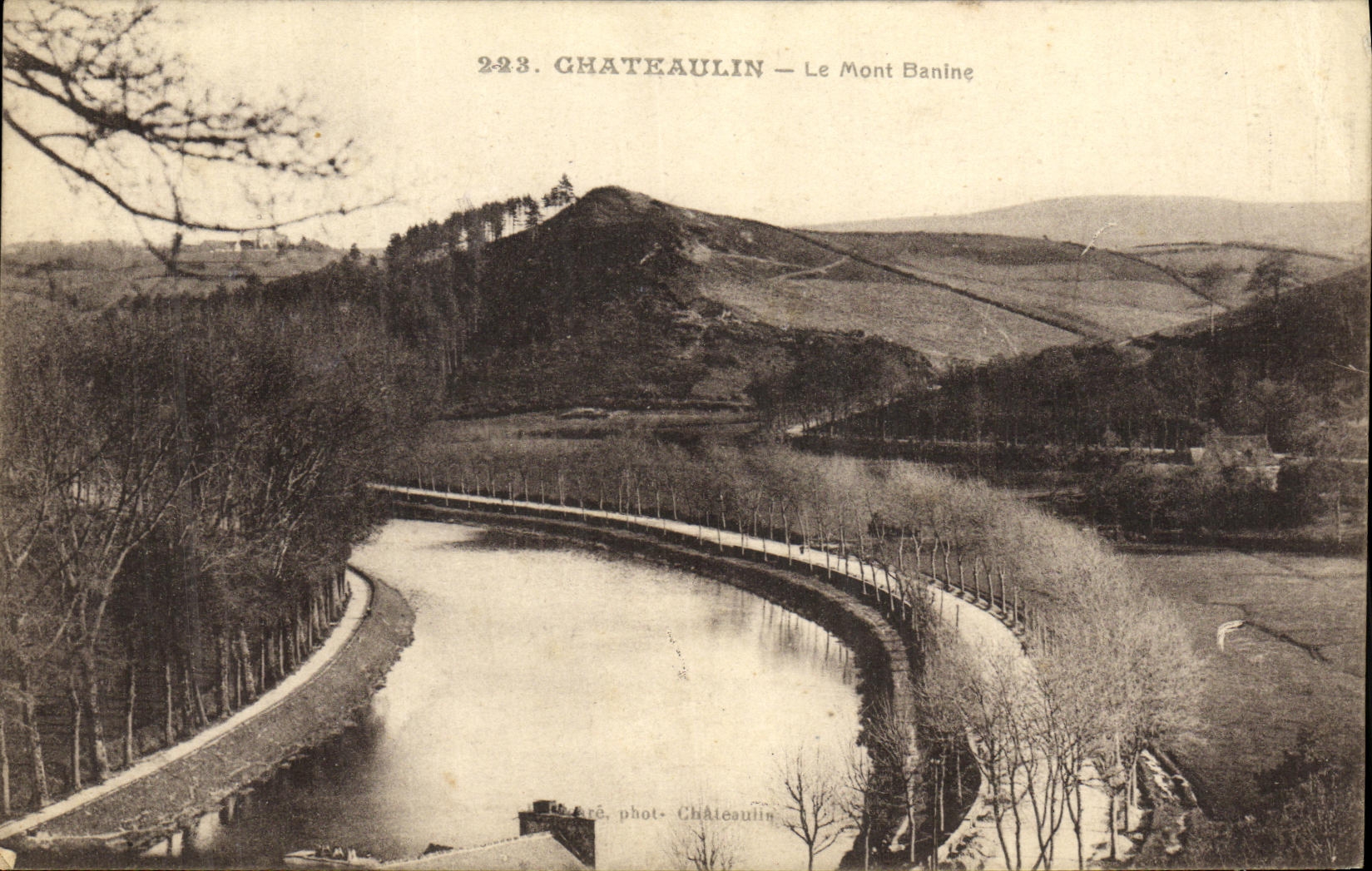 CPA Chateaulin Le Mont Banine