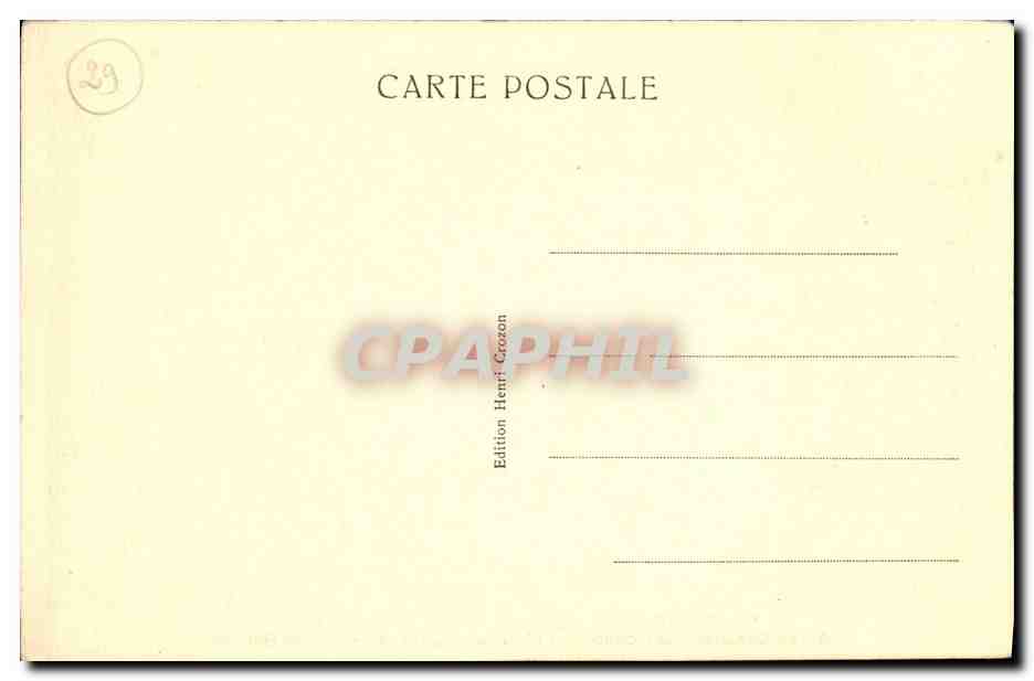 CPA Camaret Pointe de Pen Hir et Tas de Pois Grand Petit Dahouet Pen Glaz Chelott Ar Forch Bern Id — Rückseite