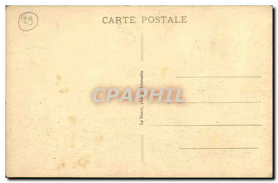 CPA Camaret sur Mer Chapelle de ND de Rocamadonr — Rückseite