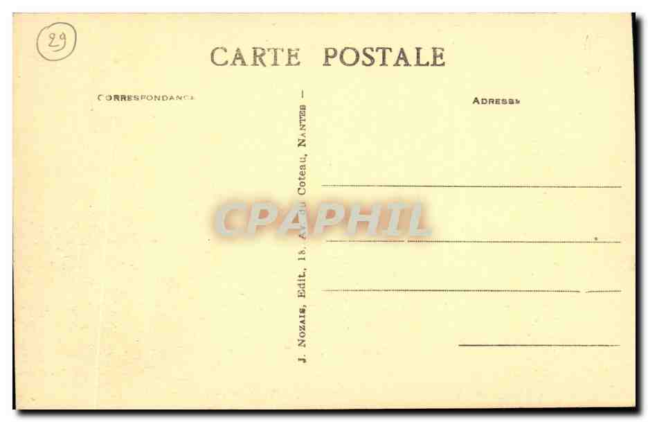 CPA Camaret Vue Generale — Verso