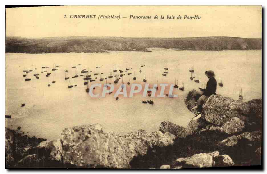 CPA Camaret Panorama de la Baie de Pen Hir
