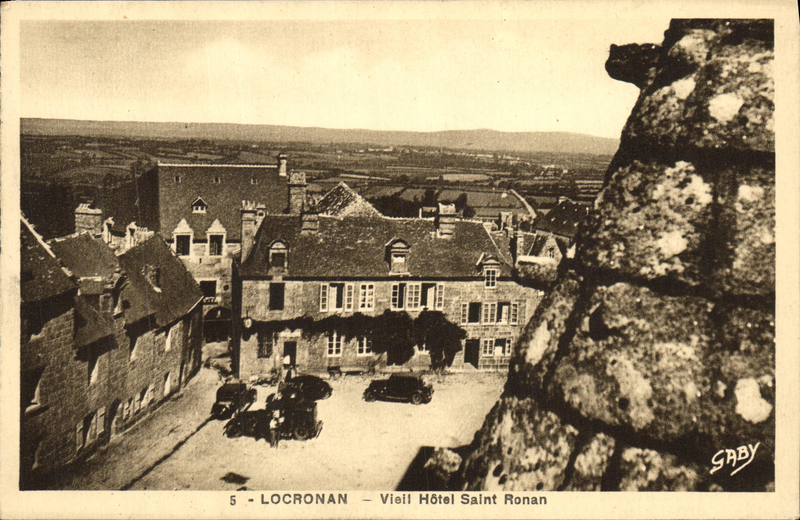 CPA Locronan Vieil Hotel Saint Ronan