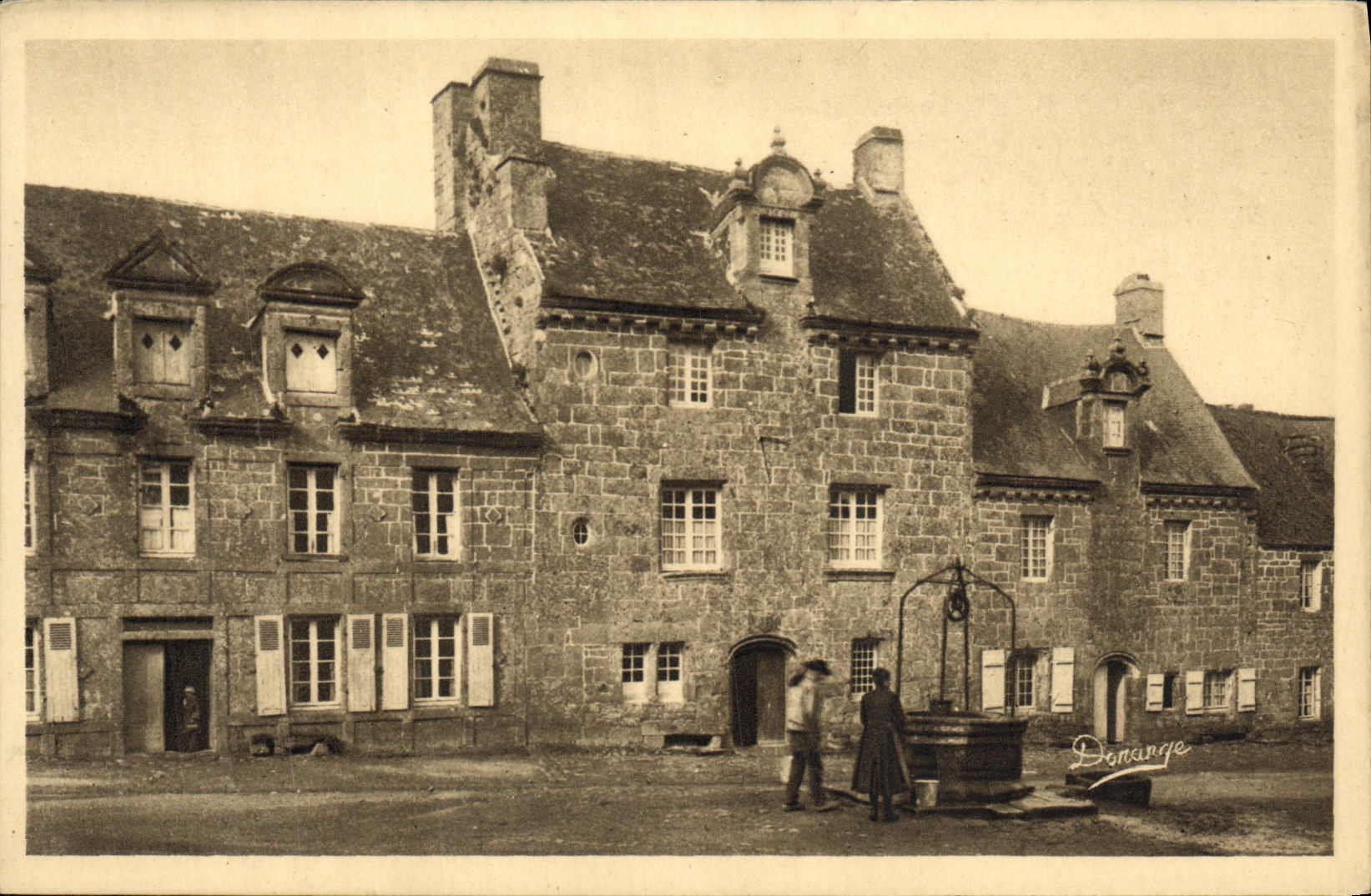CPA Locronan Vieilles Maisons