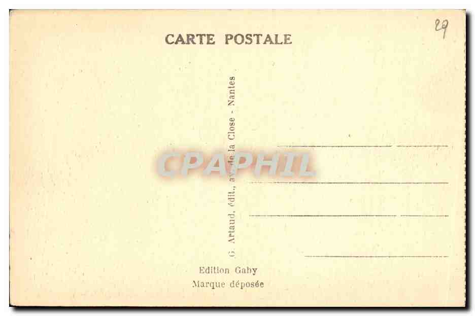 CPA Locronan Interieur de L Eglise Autel du Rosaire avec retable du 17eme — Rückseite