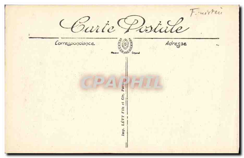 CPA Locronan L Eglise Petit Portail — Rückseite
