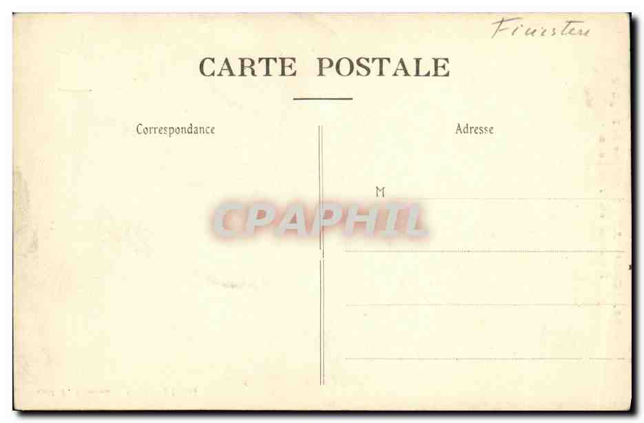 CPA Locronan Interieur de L Eglise La Mise au Tombeau — Rückseite