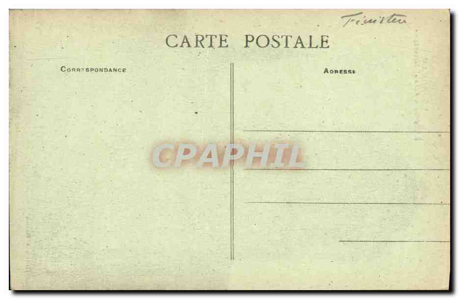 CPA Locronan L Eglise et l Hotel historique — Rückseite