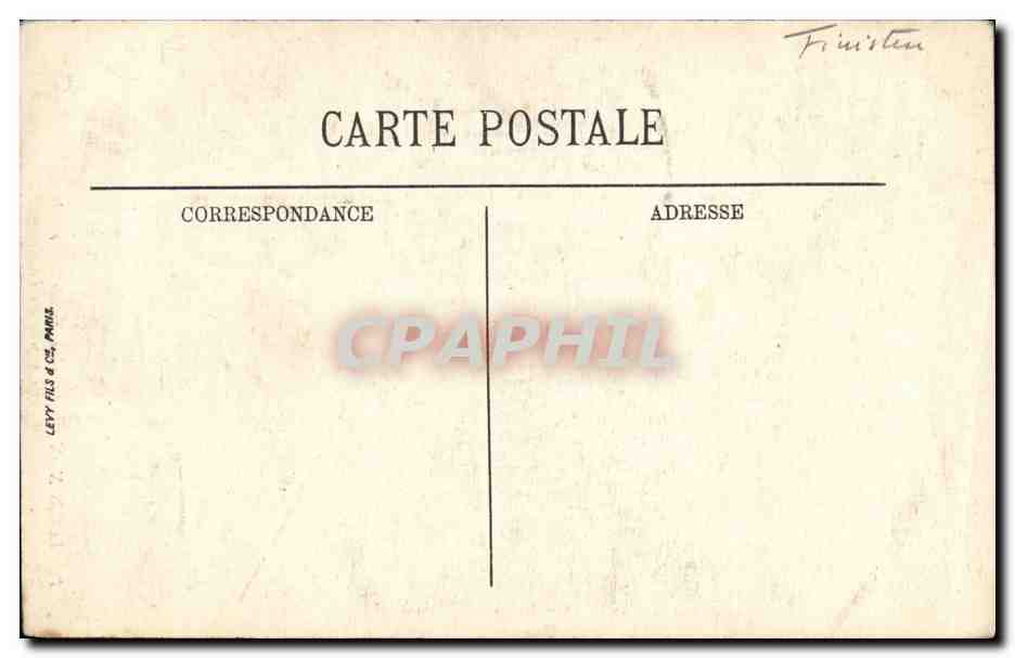 CPA Locronan L Eglise Facade Occidentale et chapelle du Peniti — Rückseite