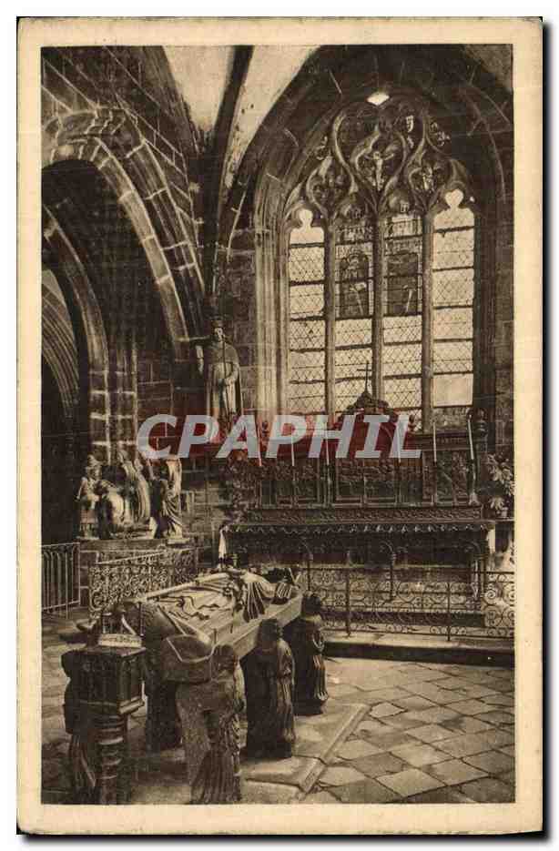 CPA Locronan Interieur de L Eglise Autel du Rosaire