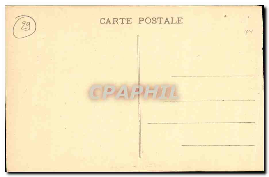 CPA Locronan Portail du Cote Nord — Rückseite