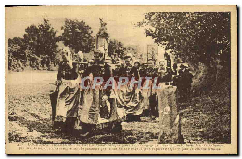Locronan-Trumente — Procession de Saint Ronan — éditeur Le Douré, série 419