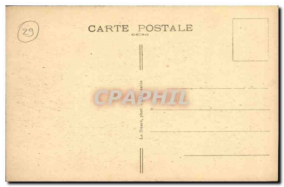CPA Locronan Pardon de la Grande Tromenie Les communes limitrophes amenent les saintes reliques Guemeneven Plogonnec Plo — Rückseite