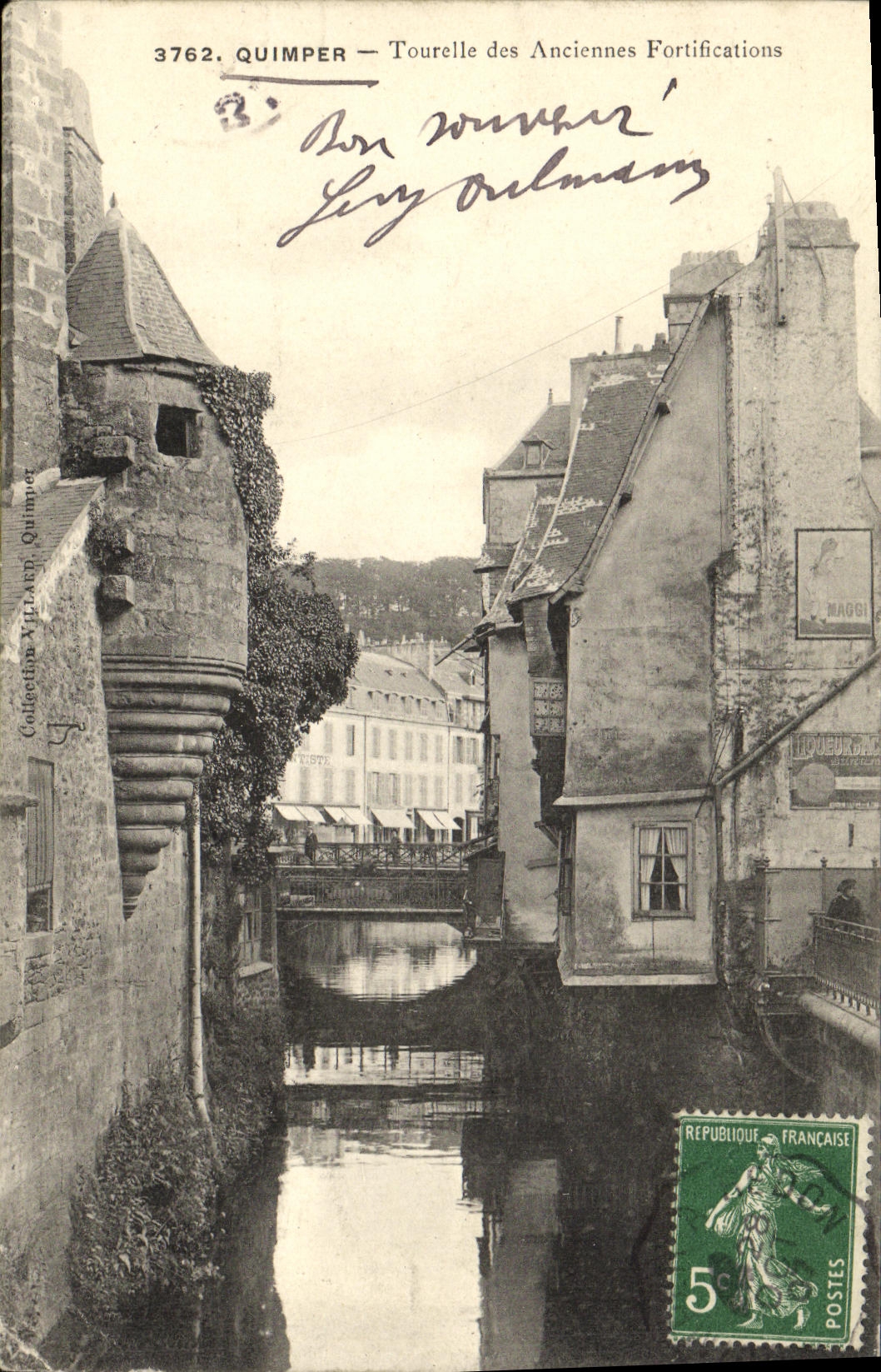 CPA Quimper Tourelle des Anciennes Fortifications