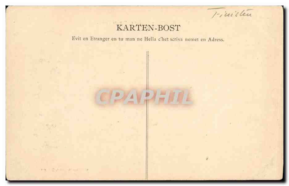 CPA Quimper Les Passerelles sur L Odet — Rückseite
