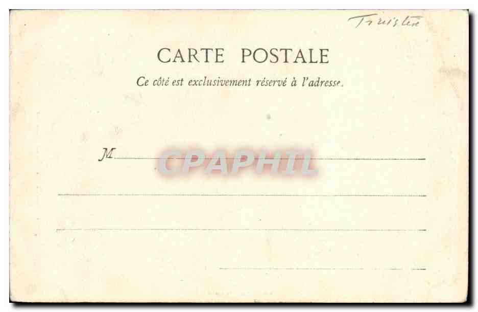 CPA Roscoff Eglise de Croaz Baz — Rückseite