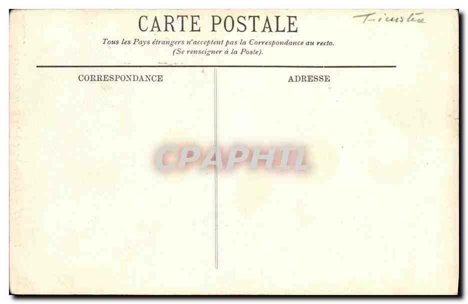 CPA Roscoff Le Porche de Norte Dame de Croaz Batz — Rückseite