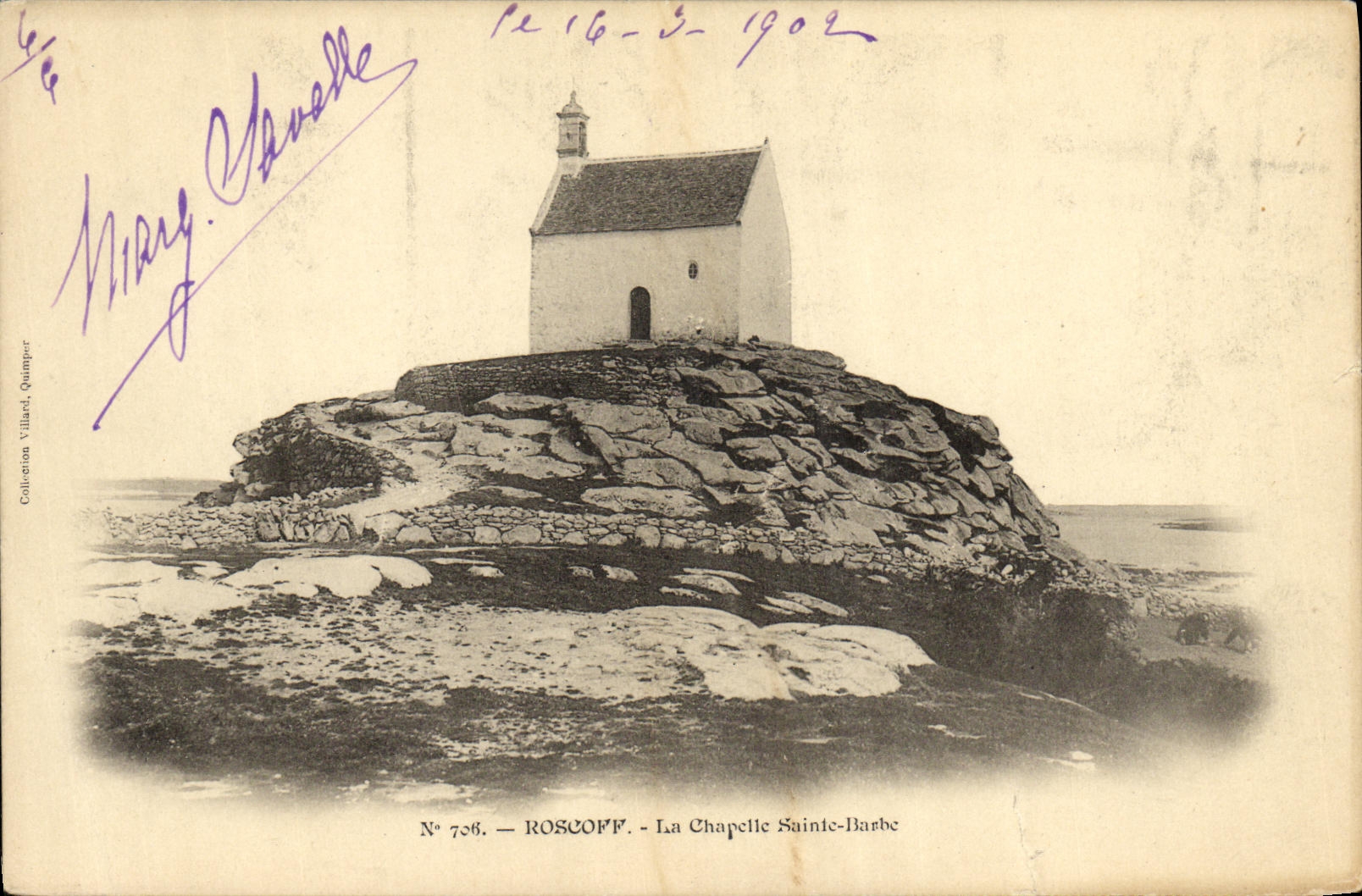 CPA Roscoff La Chapelle Sainte Barbe