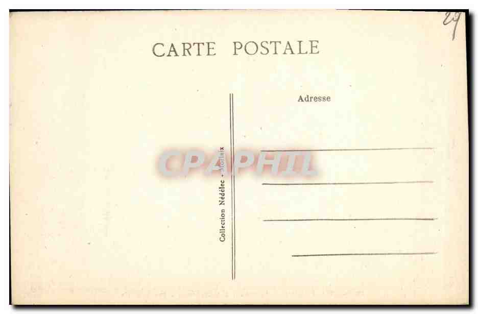 CPA Roscoff La Tourelle de Marie Start Vue de la Mer — Rückseite