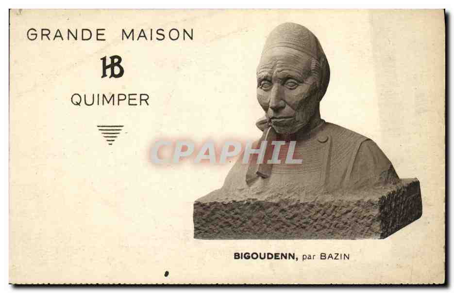 CPA Quimper Grande maison Bigoudenn par Bazin 