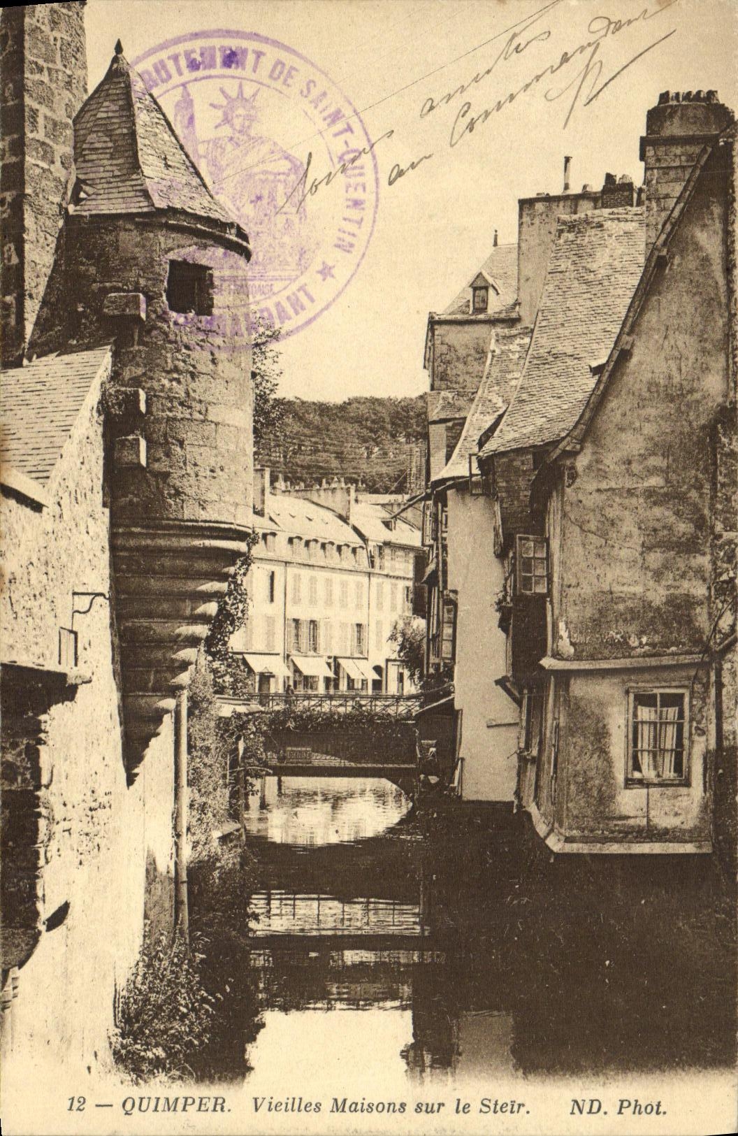 CPA Quimper Vieilles Maisons sur Le Steir