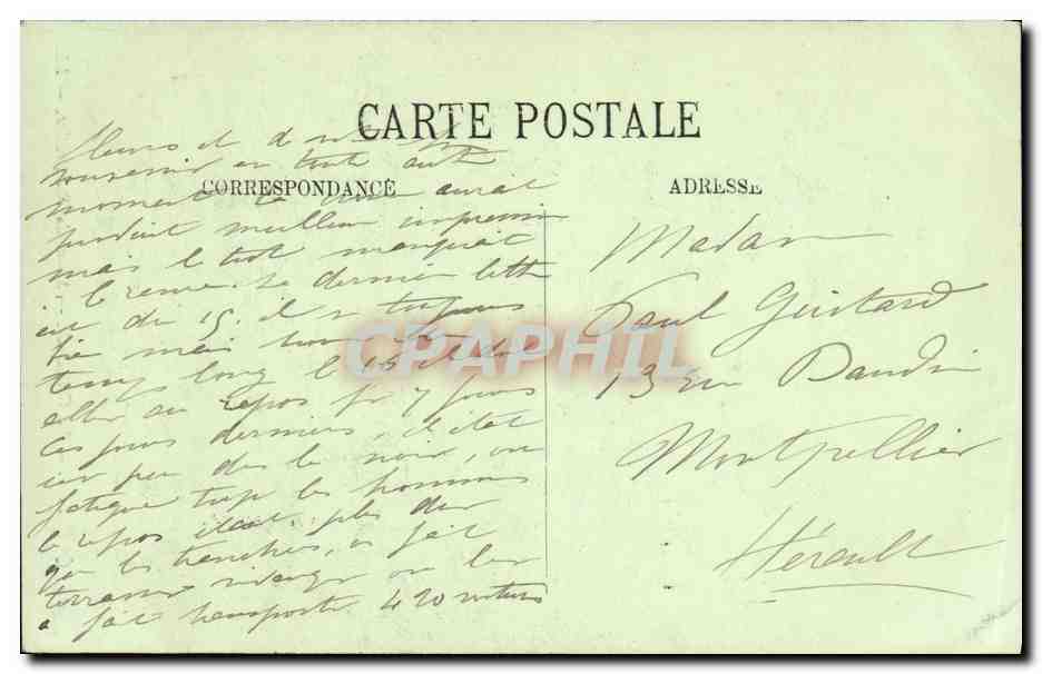 CPA Quimper La Cathedrale Stalue du Roi Grallon — Rückseite