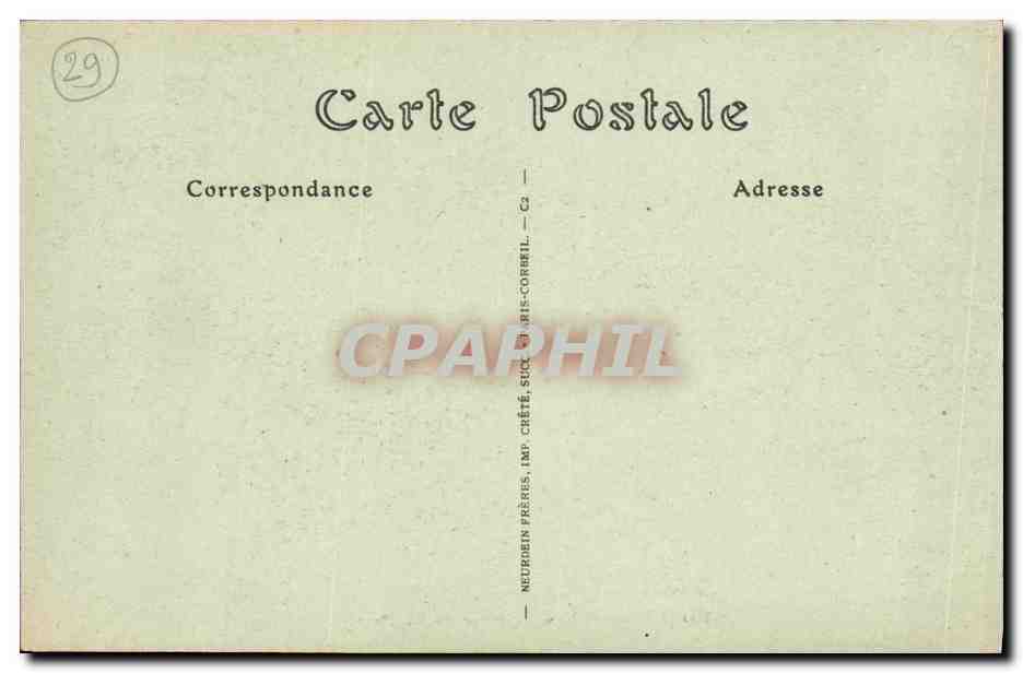 CPA Morlaix Vieilles Maisons du Pave — Rückseite