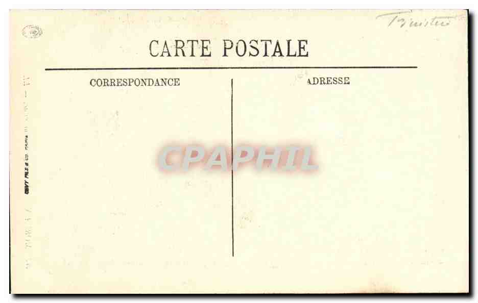 CPA Morlaix Rue Ange de Guernisac — Rückseite