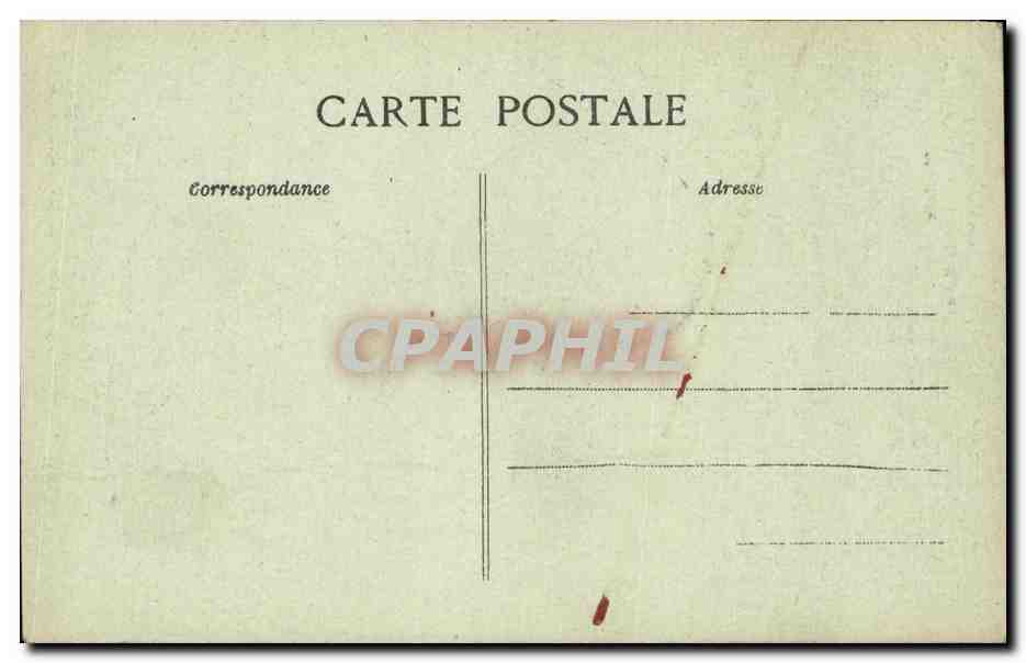 CPA Morlaix Partie de L Escalier de la Maison de La Reine Anne — Rückseite