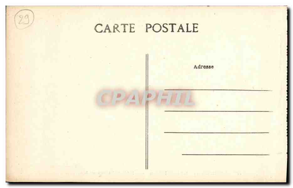 CPA Plougastel Daoulas Les Mariages Defile de maries apres la ceremonie religieuse Folklore  — Rückseite