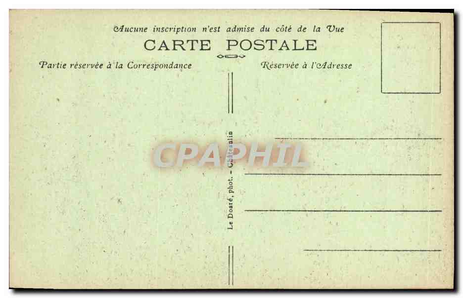 CPA Plougastel Daoulas Calvaire Cote Nord — Rückseite
