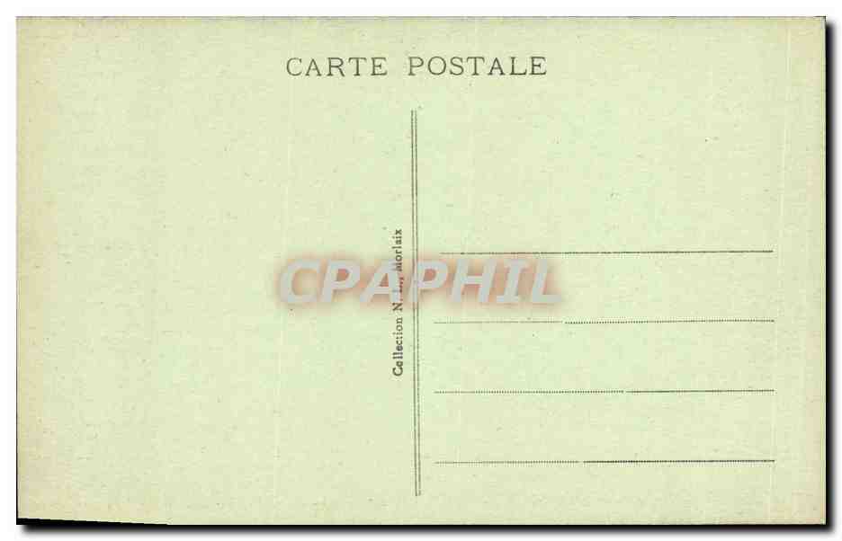 CPA Saint Pol De Leon Interieur de la Basilique Les Bas Cotes et Autel du Sacre coeur — Rückseite