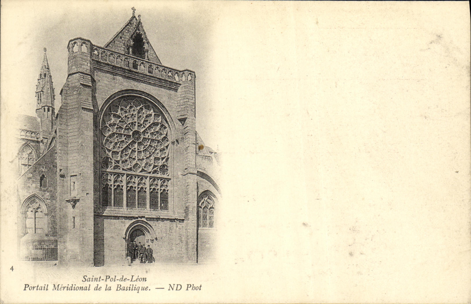 CPA Saint Pol De Leon Portail Meridional de la Basilique