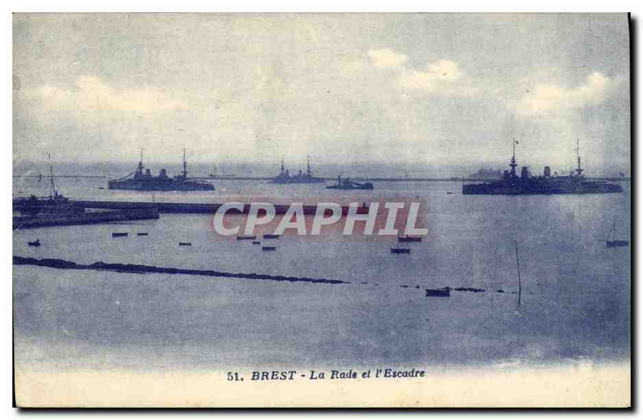 CPA Brest La Rade et l Escadre Bateaux