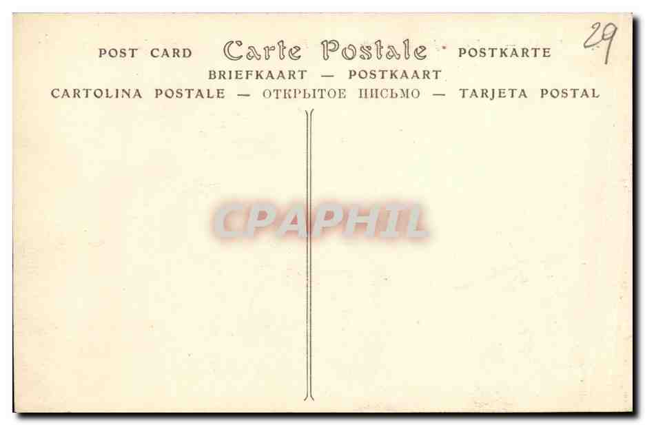 CPA Brest La Jetee un Jour de Tempete  — Rückseite