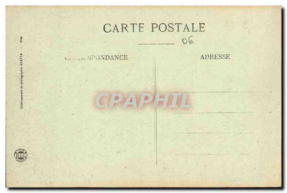 CPA Cap D Ail Presqu ile Poste des Douaniers — Rückseite