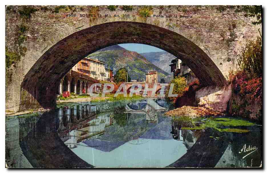 CPA Sospel Altitude Les Ponts sur la Bevera