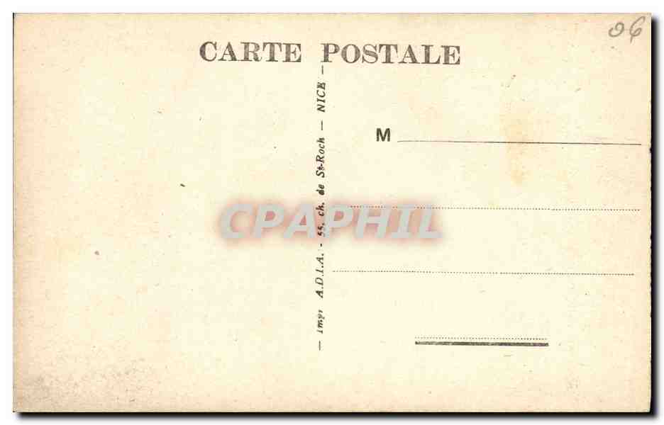 CPA Thorenc Le Grand Hotel des Alpes — Rückseite