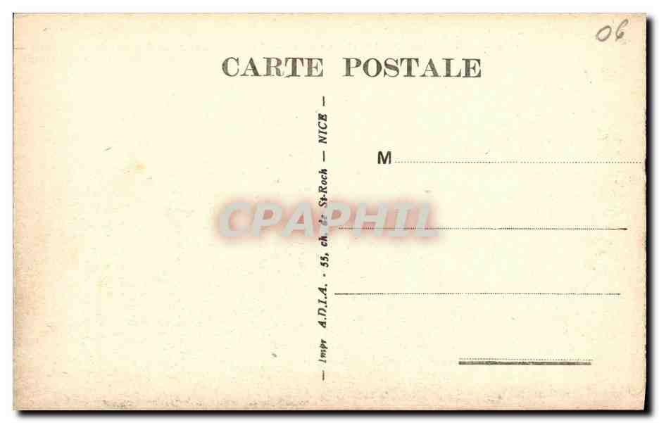 CPA Thorenc Le Castellaras et le Chateau de la Tour — Rückseite