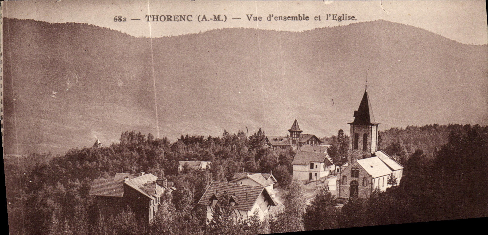 CPA Thorenc Vue d ensemble et l Eglise