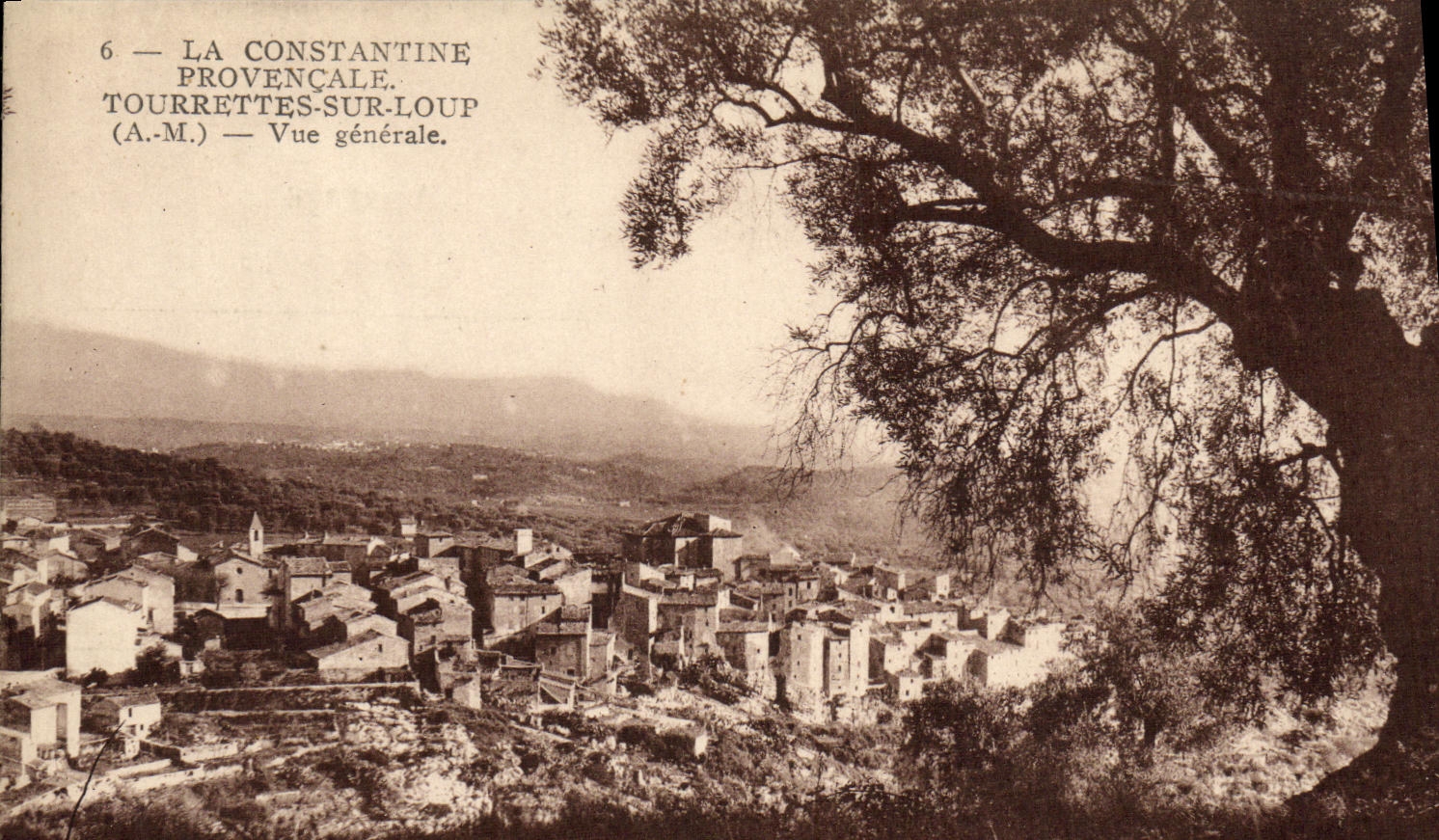 CPA La Constantine Provencale Tourrettes Sur Loup Vue Generale