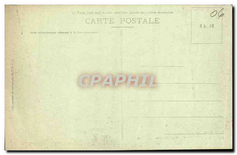 CPA Beaulieu Vue entre LEs Oliviers — Rückseite