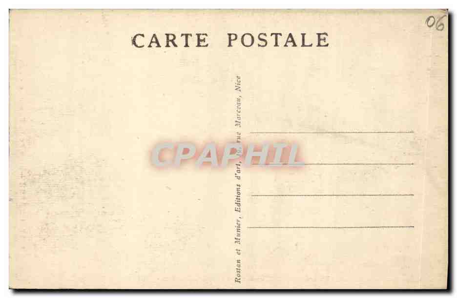 CPA Grasse Rue de la Fontette Enfants — Rückseite