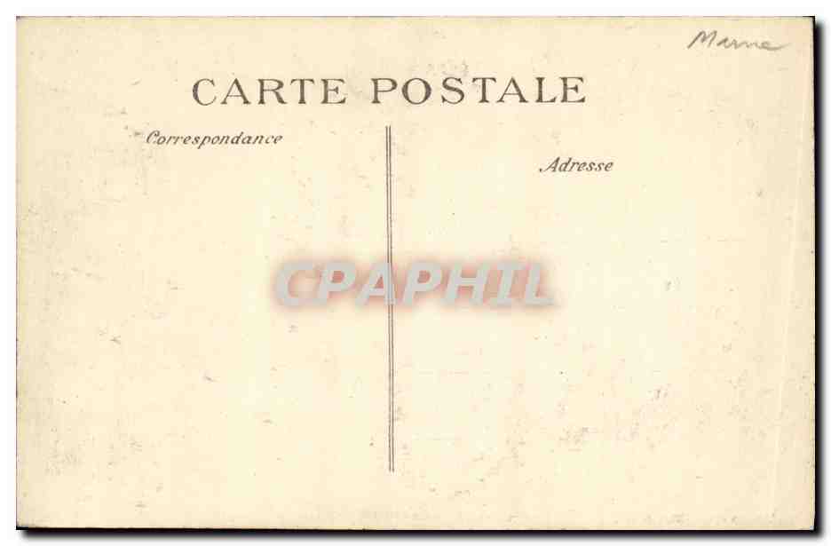 HuiRON — Le Moulin Crocheret — Bataille de la Marne (du 6 au 12 Sept. 1914) — A. Caubier, Lille — Reverso