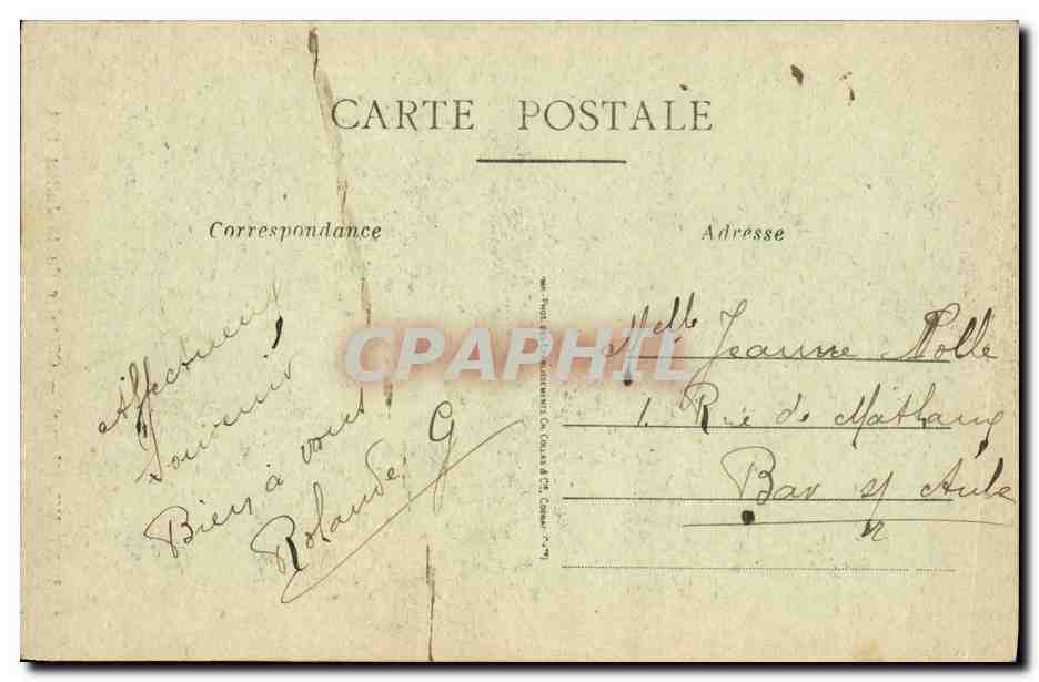 CPA Venteuil Offensive du 15 juillet 1918 Militaria — Rückseite