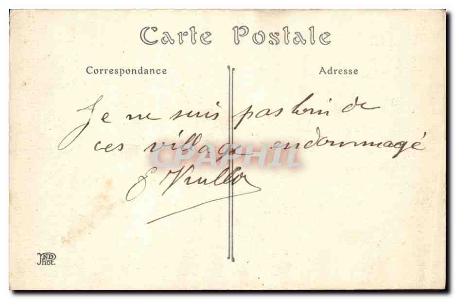 CPA Ypres La Rue de Dixmude Militaria — Rückseite