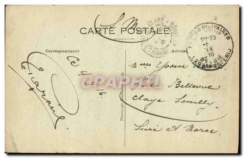 CPA La Grande Guerre Bataille de L Yser Ramscapelle Le Christ au tombeau profane Militaria — Reverso